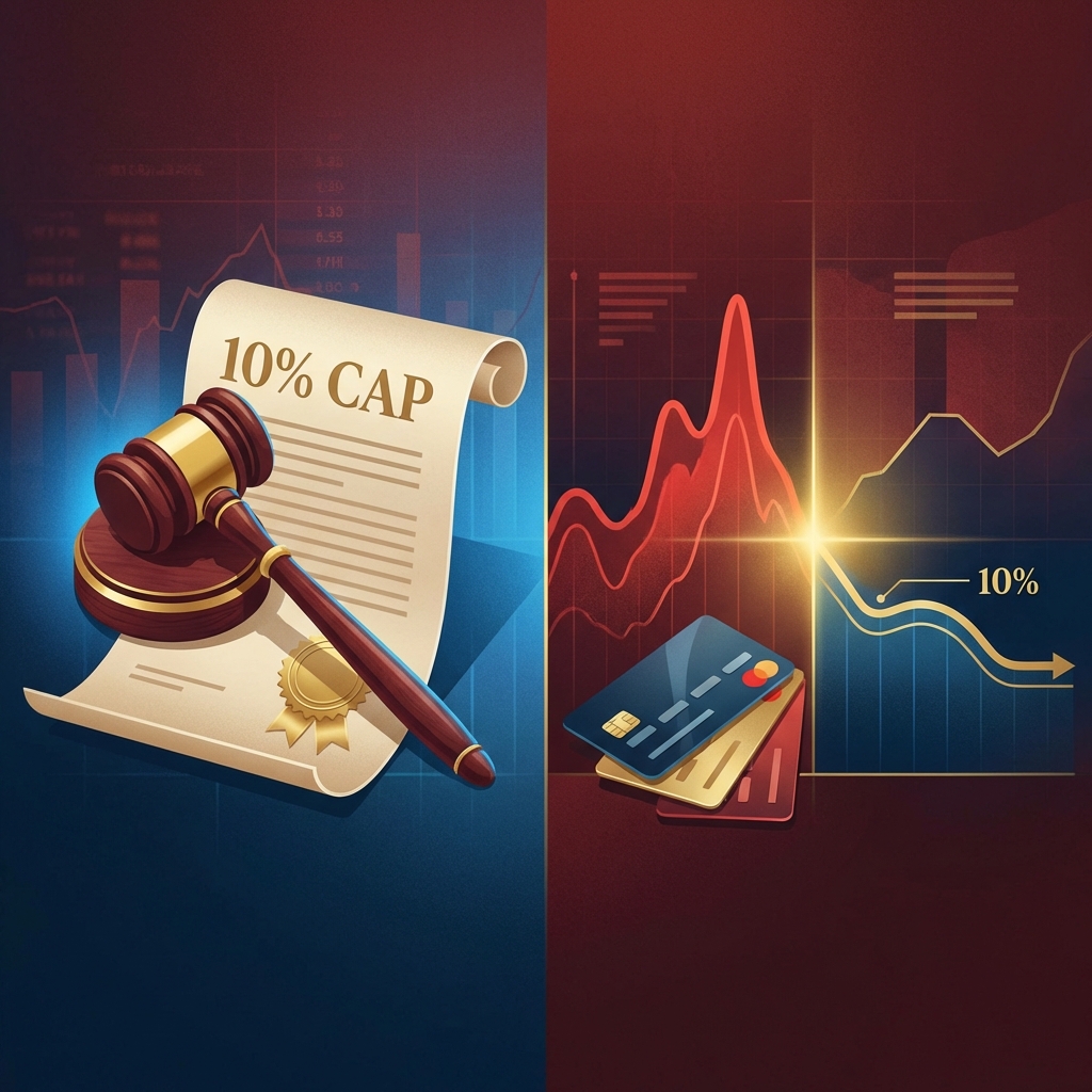 Trump proposes 10% credit card rate cap